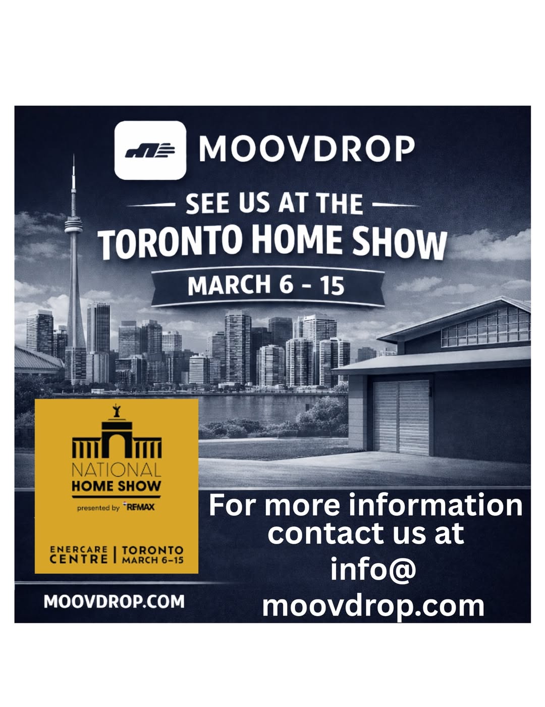 MoovDrop is officially launching at the National Home Show!
